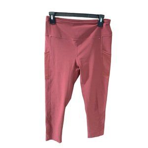 Mondetta Womens Size M Performance Luxury Rust Legging Pull On Pants